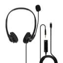 ^3.5MM & USB TYPE C WIRED HEADSET thumbnail 2