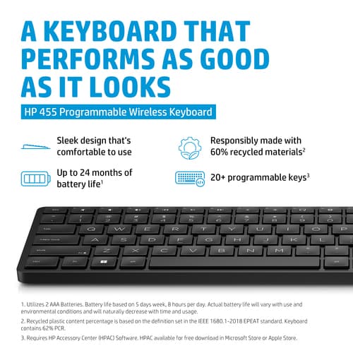 HP 455 PROGRAMMABLE WL KBD (BULK 12) — view 6