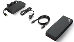 Lenovo ThinkPad Universal Thunderbolt 4 Smart Dock - Docking station - Thunderbolt 4 - HDMI, 2 x DP, Thunderbolt - 1GbE - 135 Watt - for ThinkPad P16s Gen 1, T15p Gen 2, T16 Gen 1, X1 Extreme Gen 4, X1 Nano Gen 2, X13 Gen 2