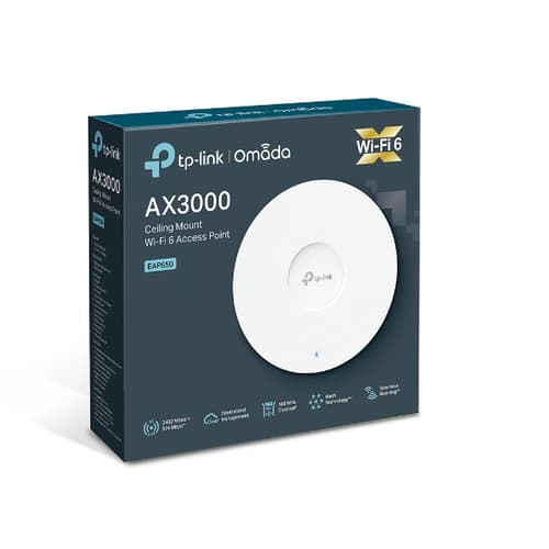 TP-Link Omada EAP650 V2 - radio access point - Wi-Fi 6 - cloud-managed — view 12