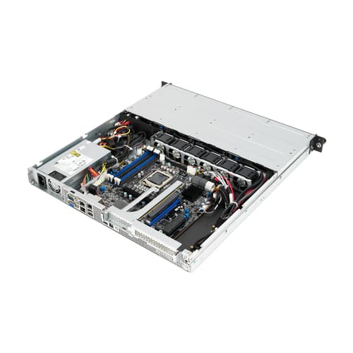 ASUS RS300-E11-PS4 - Server - rack-mountable 1U - 1-way - no CPU - RAM 0 GB - SAS/PCI Express - hot-swap 3.5" bay(s) - no HDD - AST2600 - Gigabit Ethernet - no OS - monitor: none — view 5