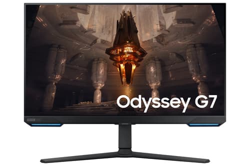Samsung Odyssey G7 S32BG700EU - G70B Series - LED monitor - Smart - gaming - 32" - 3840 x 2160 4K @ 144 Hz - IPS - 350 cd/m� - 1000:1 - DisplayHDR 400 - 1 ms - 2xHDMI, DisplayPort - speakers - black