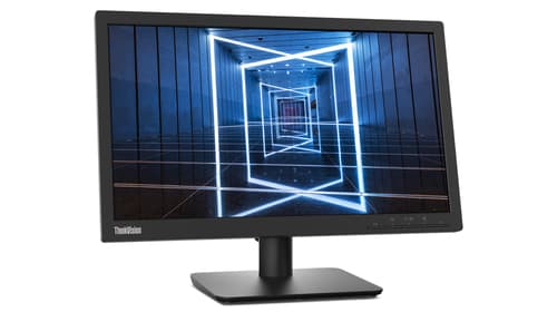 Lenovo ThinkVision E20-30 - LED monitor - 20" (19.5" viewable) - 1600 x 900 @ 60 Hz - TN - 250 cd/m� - 1000:1 - 2 ms - HDMI, VGA - raven black — view 1