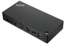Lenovo ThinkPad Universal USB-C Smart Dock - Docking station - USB-C - HDMI, 2 x DP - 1GbE - 135 Watt - for ThinkPad E14 Gen 3, T14s Gen 2, X1 Carbon Gen 9, X1 Yoga Gen 6