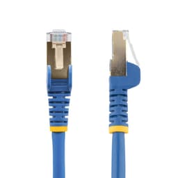 StarTech.com 7m CAT6A Ethernet Cable, 10 Gigabit Shielded Snagless RJ45 100W PoE Patch Cord, CAT 6A 10GbE STP Network Cable w/Strain Relief, Blue, Fluke Tested/UL Certified Wiring/TIA - Category 6A - 26AWG (6ASPAT7MBL) - Patch cable - RJ-45 (M) to RJ-45 (M) - 7 m - STP - CAT 6a - molded, snagless - blue