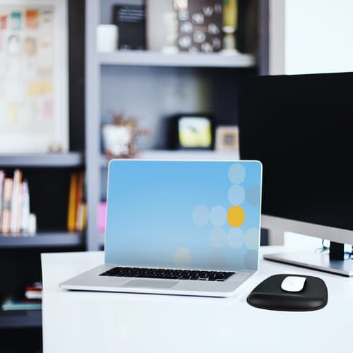 Gel Mouse Pad Wrist Rest - Black — view 8