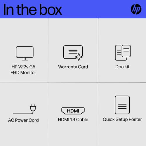 HP V22V G5 FHD MNTR — view 6