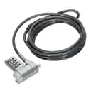 Targus DEFCON - Security cable lock - silver - 2 m