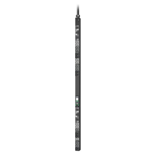 APC NetShelter Rack PDU Advanced - Power distribution unit (rack-mountable) - switched metered outlet - AC 415 V - 34.6 kW - 34600 VA - 3-phase - Ethernet 10/100/1000 - input: IEC 60309 560P6 - output connectors: 42 (21 x IEC 60320 C13/C15, 21 x IEC 60320 C13/C15/C19/C21) - 0U - 1.8 m cord - black