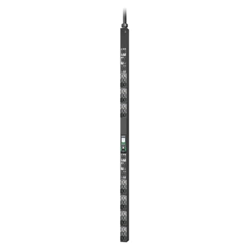 APC NetShelter Rack PDU Advanced - Power distribution unit (rack-mountable) - metered - AC 415 V - 8.6 kW - 8600 VA - 3-phase - Ethernet 10/100/1000 - input: IEC 60309 560P6 - output connectors: 42 (21 x IEC 60320 C13/C15, 21 x IEC 60320 C13/C15/C19/C21) - 0U - 1.8 m cord - black