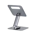 StarTech.com - Notebook stand - 360� swivel, telescopic height adjustment - desktop - silver thumbnail 2