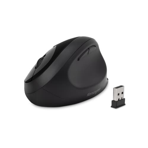 Kensington Pro Fit Ergo Wireless Mouse - mouse - 2.4 GHz, Bluetooth 4.0 LE - black — view 7