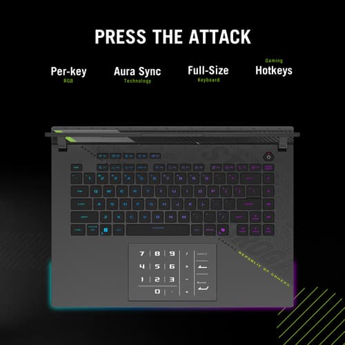ASUS ROG Strix G16 G614PR-RV003W - 16" - AMD Ryzen 9 - 8940HX - 32 GB RAM - 1 TB SSD — view 18