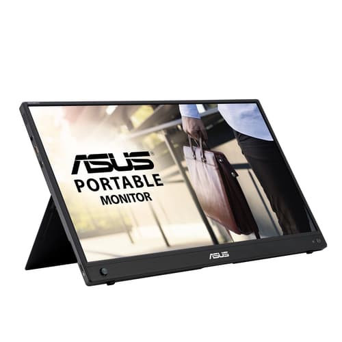 ASUS ZenScreen GO MB16AWP - LED monitor - 16" (15.6" viewable) - portable - 1920 x 1080 Full HD (1080p) @ 60 Hz - IPS - 250 cd/m� - 1000:1 - 5 ms - Mini HDMI, USB-C - speakers - gun metal black