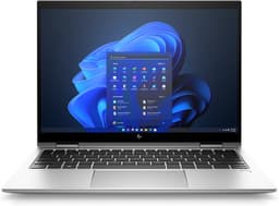 HP Elite x360 830 G9 Notebook - Flip design - Intel Core i7 - 1255U / up to 4.7 GHz - Evo - Win 11 Pro (includes Win 10 Pro Licence) - Intel Iris Xe Graphics - 16 GB RAM - 512 GB SSD NVMe, TLC - 13.3" IPS touchscreen 1920 x 1200 - Wi-Fi 6E - kbd: UK