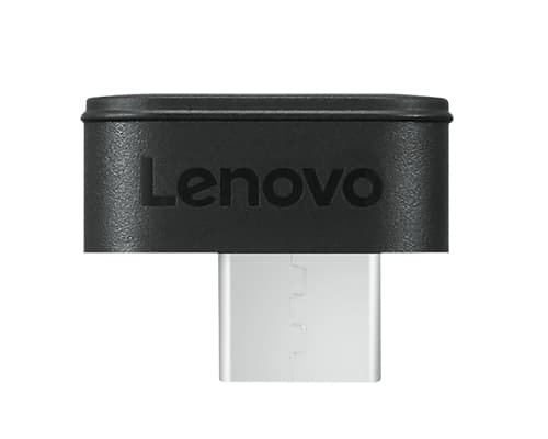 Lenovo - Wireless mouse / keyboard receiver - USB-C - black — view 3