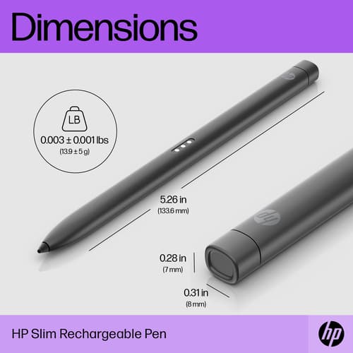 HP Slim RECHBL PEN No localization — view 5