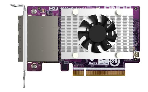 QNAP QXP-1600eS-A1164 - Storage controller - 16 Channel - SATA 6Gb/s - RAID JBOD - PCIe 3.0 x8 — view 1
