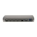 StarTech.com Thunderbolt 4 Dock, 96W Power Delivery, Single 8K/Dual Monitor 4K 60Hz, 3xTB4/USB4 ports, 4xUSB-A, SD, GbE, Thunderbolt 4 Docking Station for Windows or TB3 MacBook, 0.8m - Docking station - Thunderbolt 4 - 3 x Thunderbolt - 1GbE