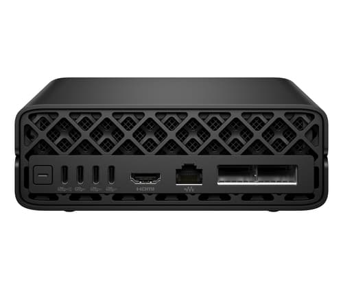 HP ZGX Nano G1n AI Station - Mini 1 x GB10 Grace Blackwell Superchip Cortex-A725 + Cortex-X925 - RAM 128 GB - SSD 1 TB - NVMe, TLC, SED - NVIDIA Blackwell - Gigabit Ethernet, 2.5 Gigabit Ethernet, 5 Gigabit Ethernet, 10 Gigabit Ethernet, 200 Gigabit Ethernet, IEEE 802.11ax (Wi-Fi 6), IEEE 802.11be (Wi-Fi 7), Bluetooth 5.4 - NVIDIA DGX OS 7 - monitor: none - black — view 14