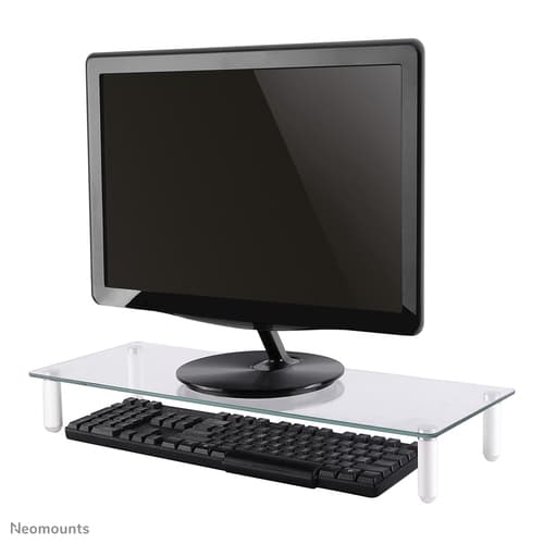 Neomounts NSMONITOR10 - Stand - for Monitor - acrylic - transparent — view 1