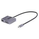 StarTech.com USB C Video Adapter, USB C to HDMI VGA Multiport Adapter w/ 3.5mm Audio Output, 4K 60Hz, HDR, 100W PD 3.0, USB C Monitor Adapter for Laptop, Thunderbolt 3/4 Compatible - USB C Display Travel Adapter (122-USBC-HDMI-4K-VGA) - Docking station - USB-C / Thunderbolt 3 / Thunderbolt 4 - HDMI, VGA thumbnail 1