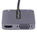StarTech.com USB C Video Adapter, USB C to HDMI VGA Multiport Adapter w/ 3.5mm Audio Output, 4K 60Hz, HDR, 100W PD 3.0, USB C Monitor Adapter for Laptop, Thunderbolt 3/4 Compatible - USB C Display Travel Adapter (122-USBC-HDMI-4K-VGA) - Docking station - USB-C / Thunderbolt 3 / Thunderbolt 4 - HDMI, VGA thumbnail 3