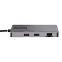 USB-C Portable Dock w/DP 1.4 - 2xHDMI, 2xUSB3, LAN, 100W PD