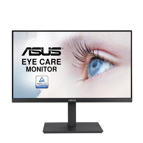 ASUS VA24EQSB - LED monitor - 23.8" - 1920 x 1080 Full HD (1080p) @ 75 Hz - IPS - 300 cd/m� - 1000:1 - 5 ms - HDMI, VGA, DisplayPort - speakers - black