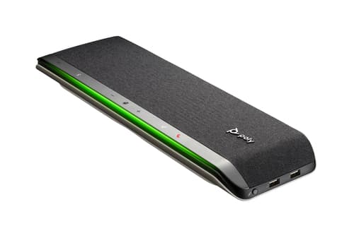 Poly Sync 60 - Smart speakerphone - Bluetooth - wired, wireless - USB-A, USB-C - black, silver - Zoom Certified — view 10