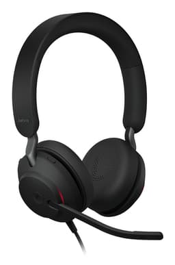 Jabra Evolve2 40 SE UC Stereo - Headset - on-ear - wired - USB-C, USB-A - noise isolating - Optimised for UC