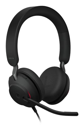 Jabra Evolve2 40 SE UC Stereo - Headset - on-ear - wired - USB-C, USB-A - noise isolating - Optimised for UC