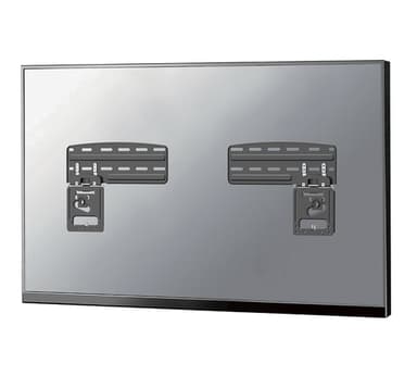Neomounts WL30-265BL1 - Mounting kit (wall mount) - Ultra-Flat, fixed - for digital signage LCD panel / LCD display - steel - black - screen size: 43"-85