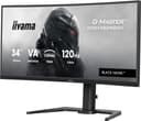 Iiyama GCB3482WQSU-B1 - LED monitor - gaming - curved - 34" - 3440 x 1440 WQHD @ 120 Hz - VA - 500 cd/m� - 3000:1 - 0.6 ms - 2xHDMI, DisplayPort - speakers thumbnail 3