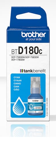 Brother BTD180C - Cyan - original - ink refill - for Brother DCP-T580DW
