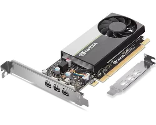 NVIDIA T400 - Graphics card - T400 - 4 GB GDDR6 - PCIe 3.0 x16 - 3 x Mini DisplayPort - for ThinkStation P3, P3 Ultra, P340, P350, P358, P520, P620, P720, P920