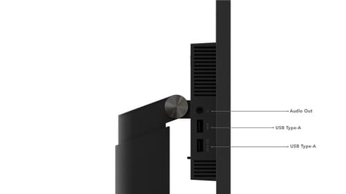 Lenovo ThinkVision T24m-29 - LED monitor - 24" (23.8" viewable) - 1920 x 1080 Full HD (1080p) - IPS - 250 cd/m� - 1000:1 - 4 ms - HDMI, DisplayPort, USB-C - raven black — view 10