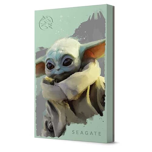 Seagate FireCuda - Star Wars The Mandalorian Grogu Special Edition - hard drive - 2 TB - external (portable) - USB 3.2 Gen 1 - with 3 years Seagate Rescue Data Recovery