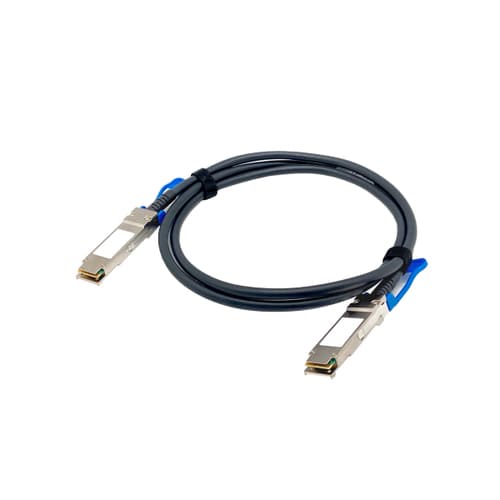 QNAP - 100GBase direct attach cable - QSFP28 (M) to QSFP28 (M) - 1.5 m — view 1