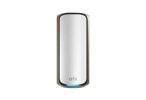 NETGEAR Orbi 970 Series RBE970 - Wi-Fi system - (extender) - up to 2,700 sq.ft - mesh 10GbE, 2.5GbE, Wi-Fi 7 Quad-Band