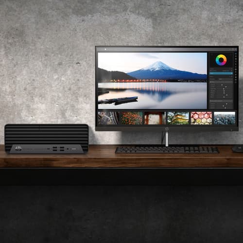HP ProDesk 600 G6 - SFF - Core i7 10700 / 2.9 GHz - RAM 8 GB - SSD 256 GB - NVMe, TLC - DVD-Writer - UHD Graphics 630 - GigE - Win 10 Pro 64-bit - monitor: none - keyboard: UK — view 7