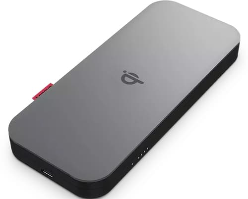 Lenovo Go - Power bank - 10000 mAh - 30 Watt - 3 A - 2 output connectors (24 pin USB-C) - thunder black - Worldwide - for 100e Chromebook Gen 3 82UY, ThinkBook 14 G2 ITL 20VD, ThinkCentre M75t Gen 2 11W5 — view 4