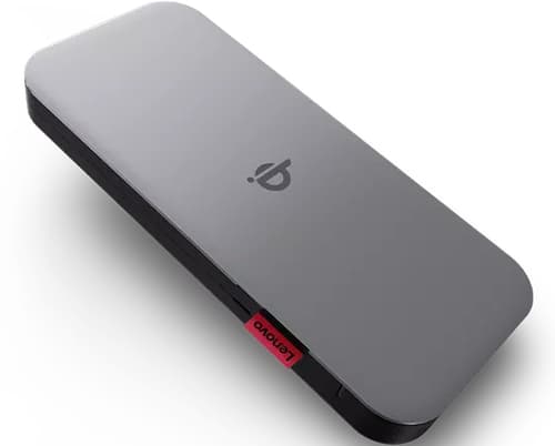 Lenovo Go - Power bank - 10000 mAh - 30 Watt - 3 A - 2 output connectors (24 pin USB-C) - thunder black - Worldwide - for 100e Chromebook Gen 3 82UY, ThinkBook 14 G2 ITL 20VD, ThinkCentre M75t Gen 2 11W5 — view 5