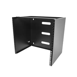StarTech.com 10U Wall Mount Rack, 19" Wall Mount Network Rack, 14 inch Deep (Low Profile), Wall Mounting Patch Panel Bracket for Network Switches, IT Equipment, 77lb (35kg) Capacity - Network Equipment Rack (RACK-10U-14-BRACKET) - Network device mounting bracket - wall mountable - black - 10U - 19"
