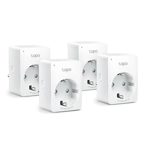 Tapo P100 V2 - Smart plug - wireless - 802.11b/g/n, Bluetooth 4.2 - 2.4 Ghz (pack of 4)