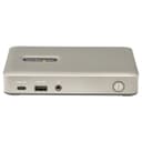 StarTech.com USB C Dock, USB-C to DisplayPort 4K 30Hz or VGA, Mini USB-C Laptop Docking Station with 65W Power Delivery Pass-Through Charging, 4-Port USB 3.1 Gen 1 Hub, GbE