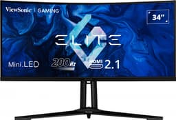 ViewSonic XG341C-2K - LED monitor - gaming - curved - 34" - 3440 x 1440 UWQHD @ 200 Hz - MVA - 1400 cd/m� - 3000:1 - DisplayHDR 1400 - 1 ms - 2xHDMI, DisplayPort, USB-C - speakers