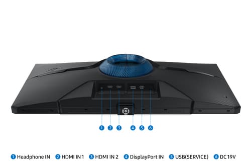 Samsung Odyssey G4 S27BG400EU - G40B Series - LED monitor - gaming - 27" - 1920 x 1080 Full HD (1080p) @ 240 Hz - IPS - 400 cd/m� - 1000:1 - HDR10 - 1 ms - 2xHDMI, DisplayPort - black — view 22