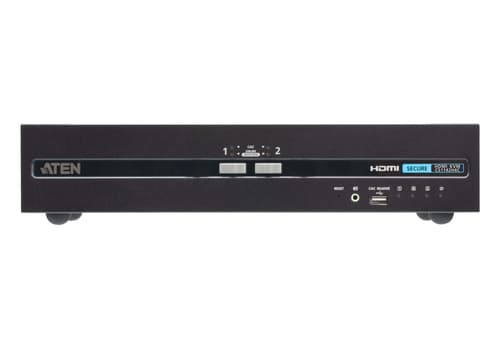 ATEN CS1142H4C - PSD PP v4.0 Compliant - KVM / audio switch - 2 x KVM / audio - 1 local user - desktop — view 1