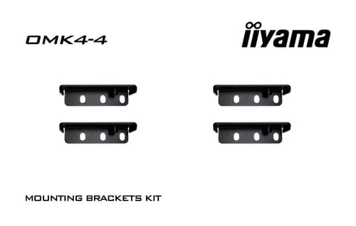 Iiyama OMK4-4 - Mounting component (4 brackets) - for LCD display - screen size: 32" - for ProLite TF3239MSC-B1AG — image 1